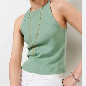 ba&sh caluso tank top in green